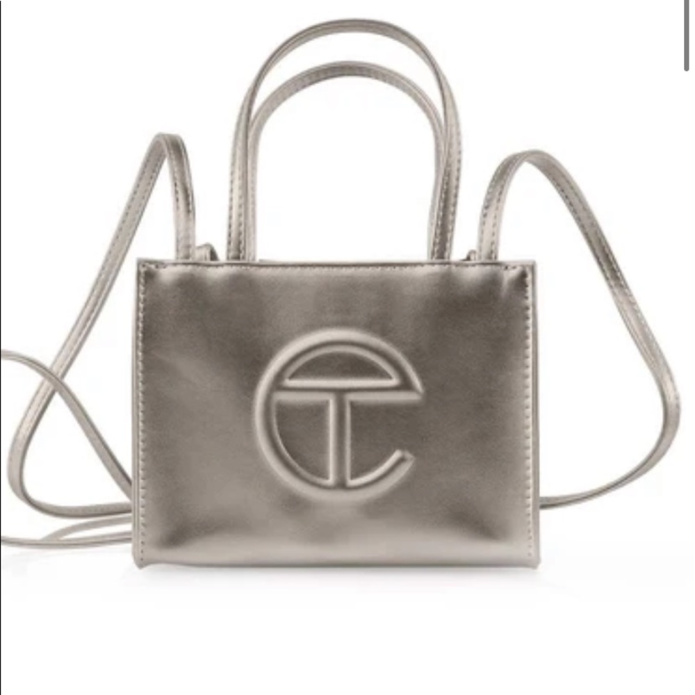 Authentic Bronze Telfar Shopping Bag, Sz. Small (SHIPS FREE!!)